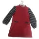 Red and black stylish winter top for girls full sleeves