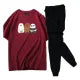 Maroon Trendy Cute 3 Bear Printed Tracksuit For Girls & Womens - Soft & Comfortable Fabric T Shirt & Trouser Summer Wear Tracksuit By OUTFITTERS 2.0